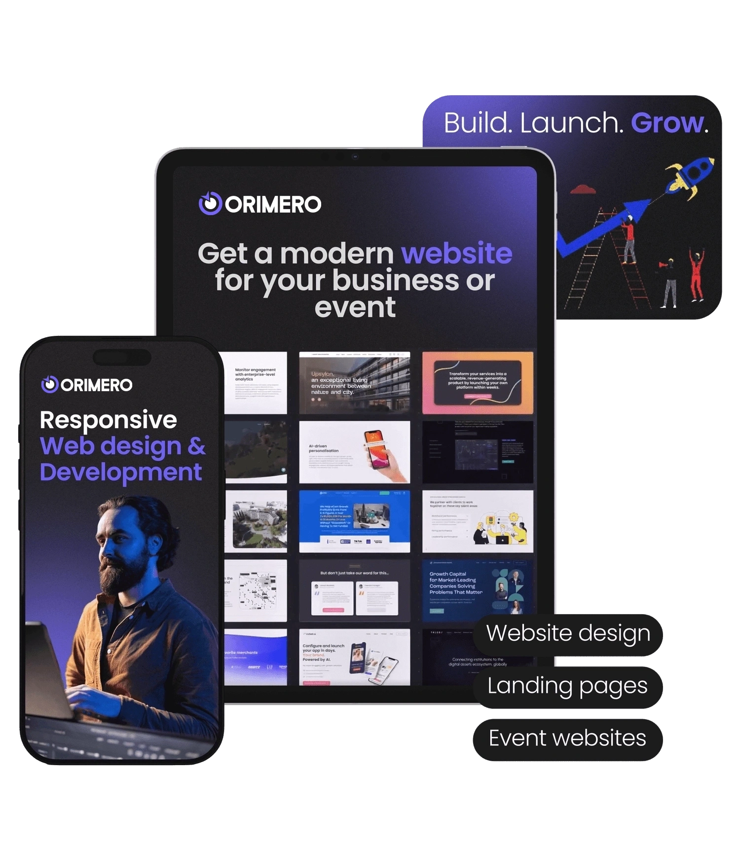 Orimero - Professional Web Design & Development Services - Beautiful conversion-focused websites